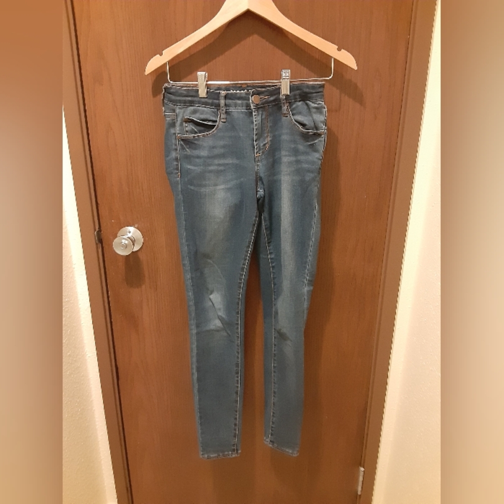 Articles OF Society Women's Skinny Jeans Blue Denim Elastic Waist Size 25 - Picture 1 of 7